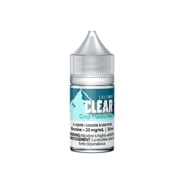 Crisp Flavourless by Clear salt (30ml) - 50VG/50PG - 30ml - E-Liquid - Vape Juice - Vape Liquid - Kirkland - Montreal West Island E-Liquids