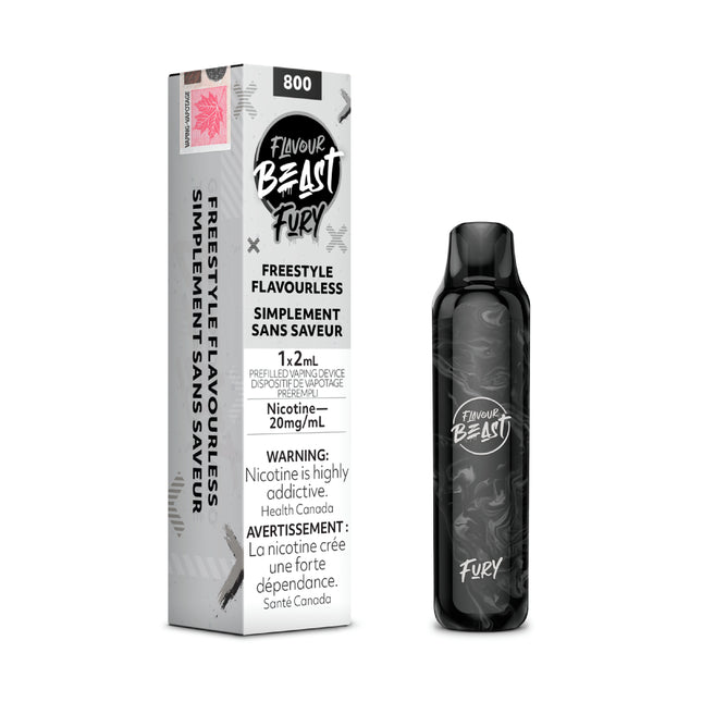 Flavour Beast Fury - Freestyle Flavourless - Vape - Disposable - Kirkland - Montreal West Island Disposable Vapes