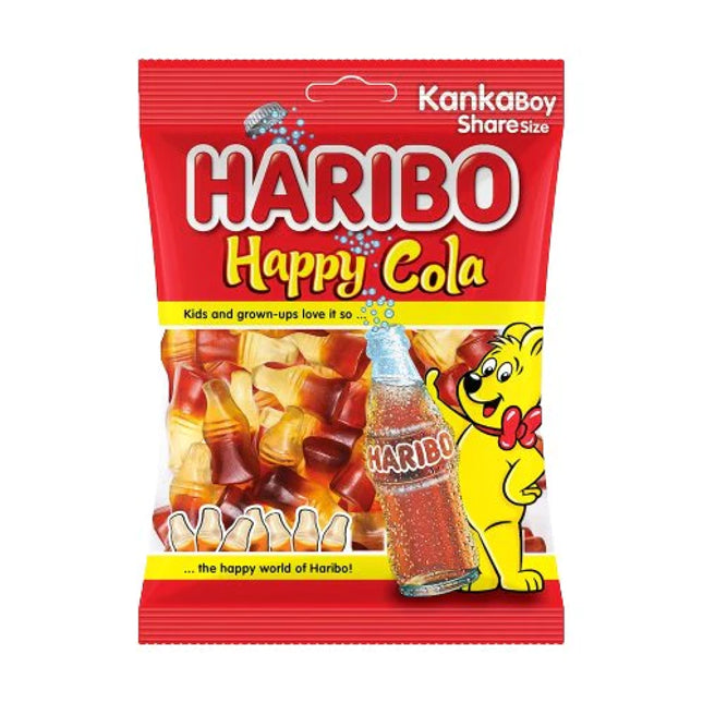 Haribo Happy Cola - Exotic Snacks - Exotic Fruit Gummies - Rare Sweets - Rare Gummies - Kirkland - Montreal West Island Candy