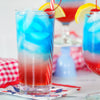 Tri-Colour Popsicle Splash Mocktail