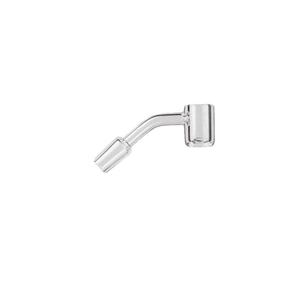 Quartz Flat Top Bucket Banger - Small 45° Clear Joint