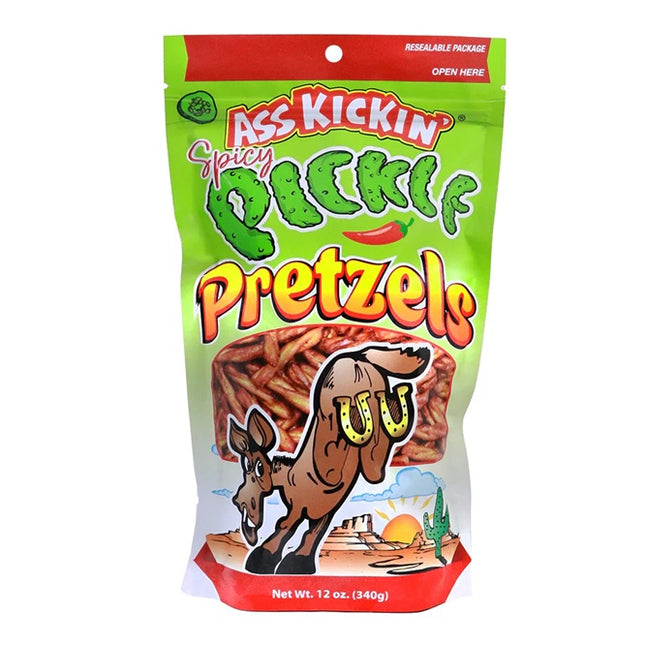 Ass Kickin - Spicy Pickle Pretzels