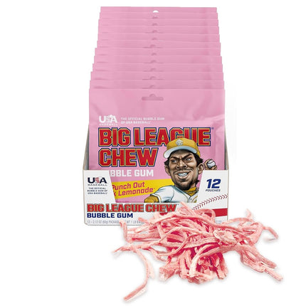 Big League Chew Bubblegum - Pink Lemonade