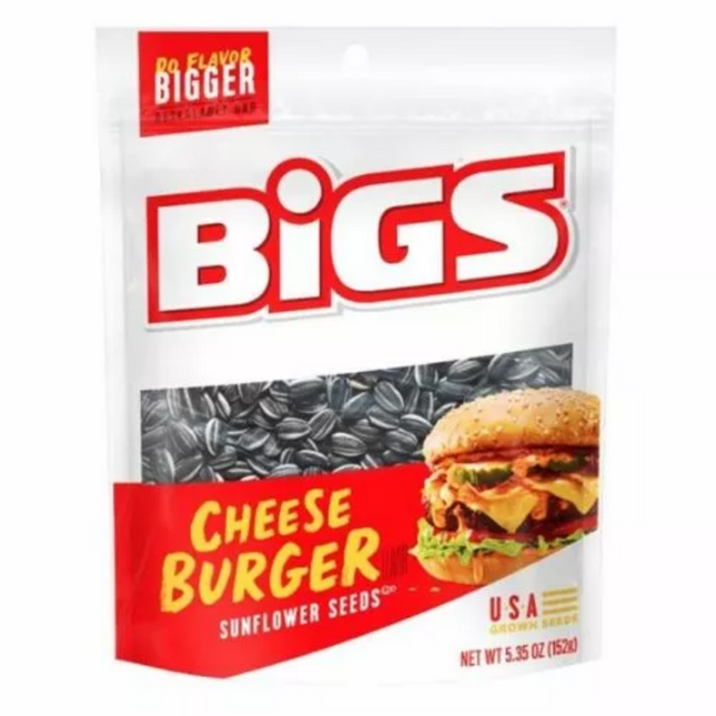 Bigs Cheeseburger Sunflower Seeds - Exotic Snack - Rare Salty Snacks - Kirkland - Montreal West Island Salty Snacks