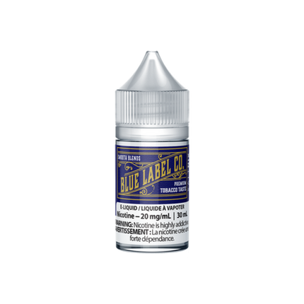 Atlantic by Blue Label Co. Salt (30ml) - Smooth layered classic tobacco flavor - reminiscent of canadian tobacco