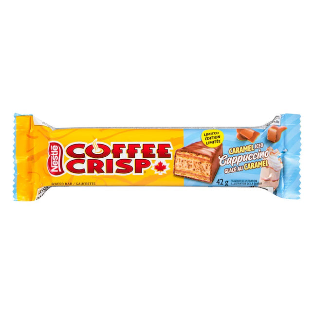 Coffee Crisp - Cappuccino Caramel - Rare Candy - Limited Edition - Exotic Snacks - Kirkland - Montreal West Island Chocolates & Sweets