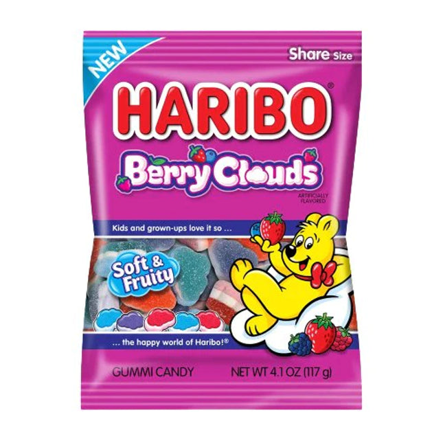 Haribo Berry Clouds - Exotic Snack - Exotic Fruit Gummies - Rare Sweets - Rare Gummies - Kirkland - Montreal West Island Candy