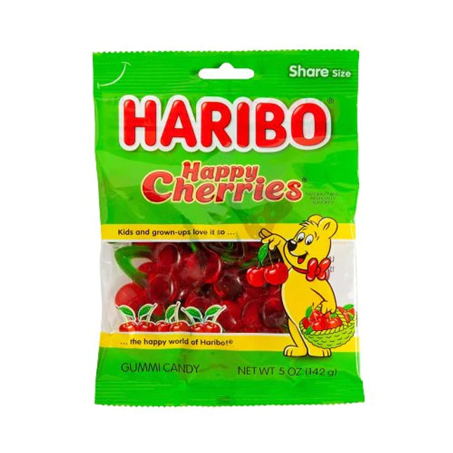 Haribo Happy Cherries - Exotic Snack - Exotic Fruit Gummies - Rare Sweets - Rare Gummies - Kirkland - Montreal West Island Candy