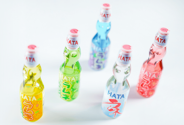 Hata Kosen Ramune Japanese Sparkling Beverages Multiple Flavors Drinks