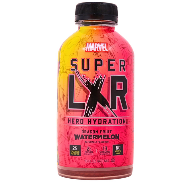 Arizona Marvel Super LXR Dragon Fruit Watermelon - Exotic Drink - Exotic Beverage - Marvel - electrolytes - vitamins - antioxidants - Kirkland - Montreal West Island