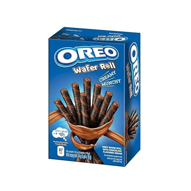 Oreo - Wafer Rolls with Chocolate Cream