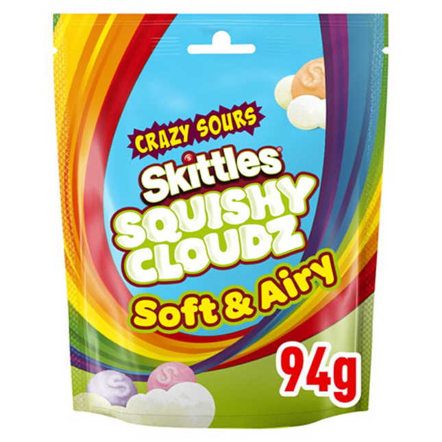 Skittles - Squishy Cloudz Crazy Sours