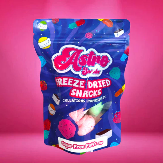 Astro Snacks Freeze Dried Sugar Free Puffs - Rare Candy - Exotic Freeze Dried Candy - Kirkland - Montreal West Island Freeze Dried Snacks